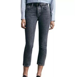 rag & bone Nina High Rise Ankle Slim Straight Cigarette Jeans